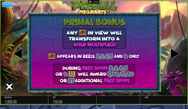 Primal MegaWays screenshot