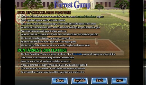 Bonus Feature Game Rules by Casino Codes