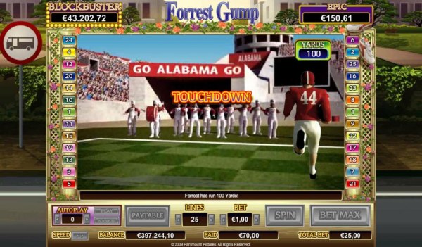 Casino Codes image of Forrest Gump