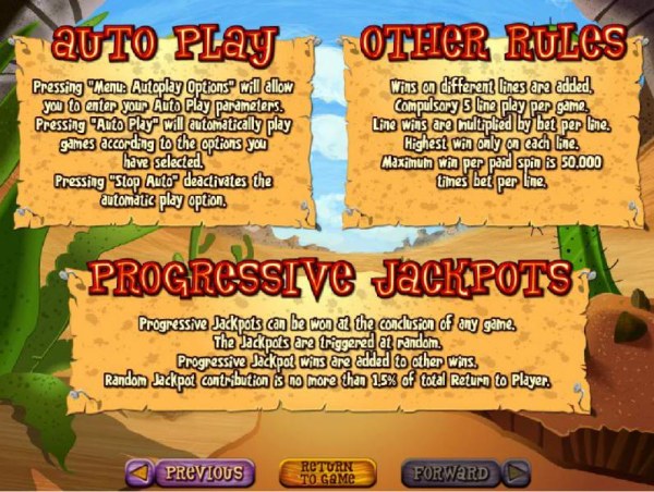 Auto Play, Progressive Jackpot and Other Rules by Casino Codes