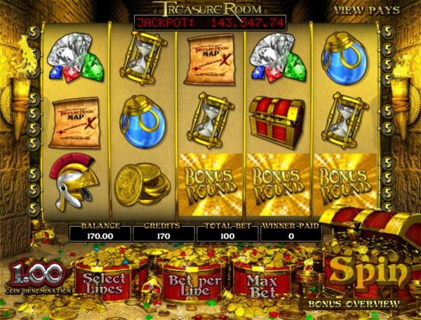 Casino Codes - three bonus round symbols triggers feature