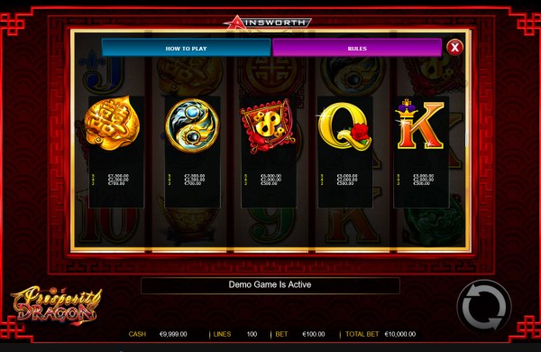 Casino Codes image of Prosperity Dragon