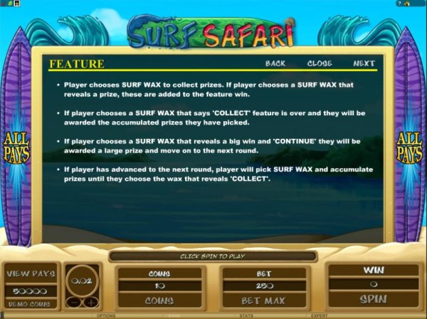 Surf Safari by Casino Codes