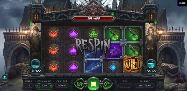 Casino Codes - Respin Triggered