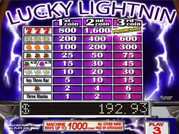 Casino Codes image of Lucky Lightnin'