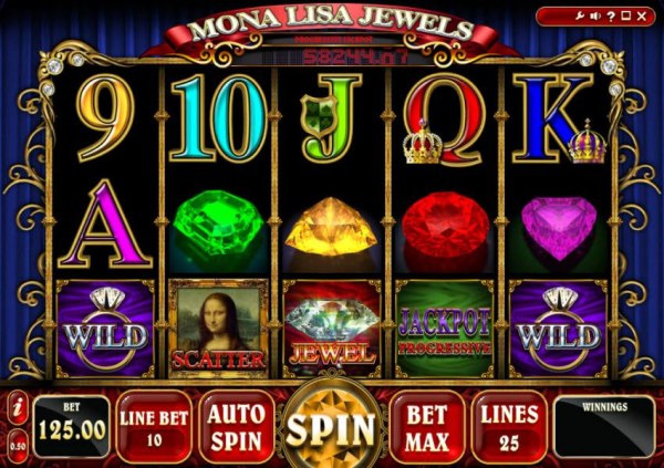 Mona Lisa Jewels by Casino Codes