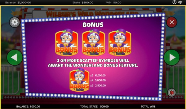 Casino Codes image of Wilbur's Wild Wonderland