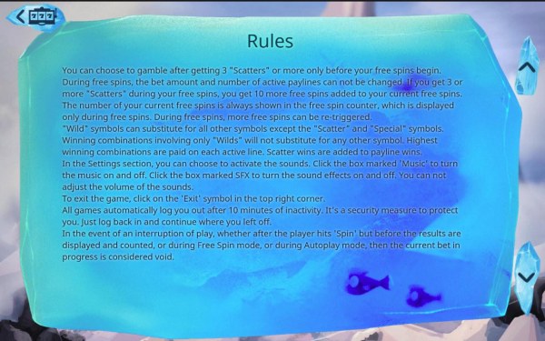Scatter and Free Games Rules by Casino Codes