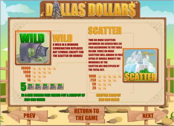 wild and scatter feature rules and paytable - Casino Codes