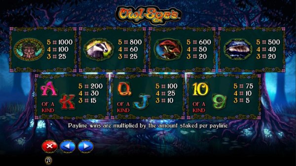 Casino Codes image of Owl Eyes