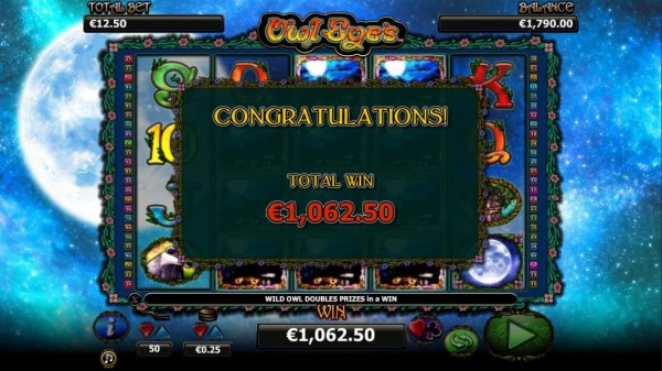 Casino Codes - The free games feature pays out a total of $1,062 for a super big win!