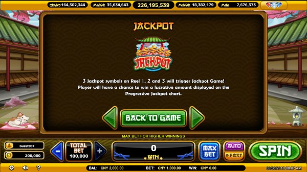 Jackpot Game Rules - Casino Codes