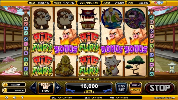 Bonus feature triggered by Casino Codes