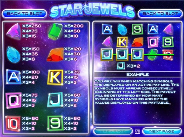 Star Jewels by Casino Codes