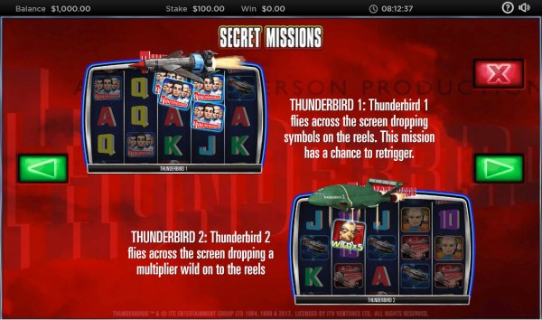 Thunderbirds by Casino Codes