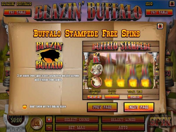 Casino Codes image of Blazin' Buffalo