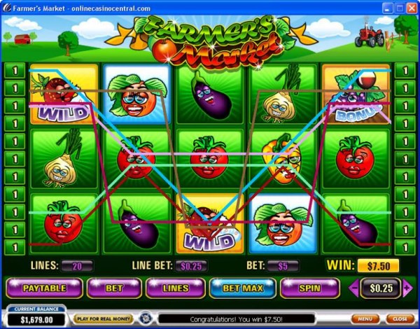 Casino Codes image of Farmer's Market