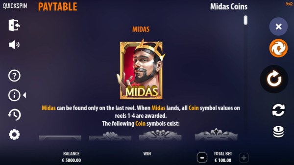 Images of Midas Coins