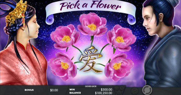 Pick a flower by Casino Codes