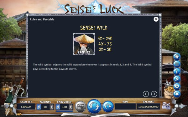 Casino Codes image of Sensei's Luck