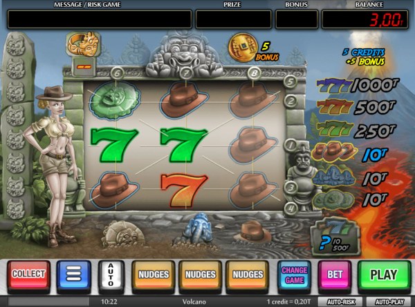 Three hat symbols triggers bonus game by Casino Codes