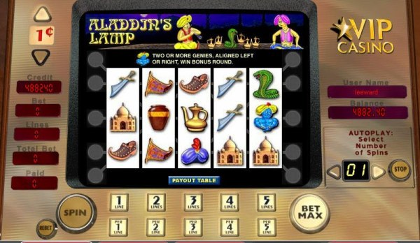 Aladdin's Lamp screenshot