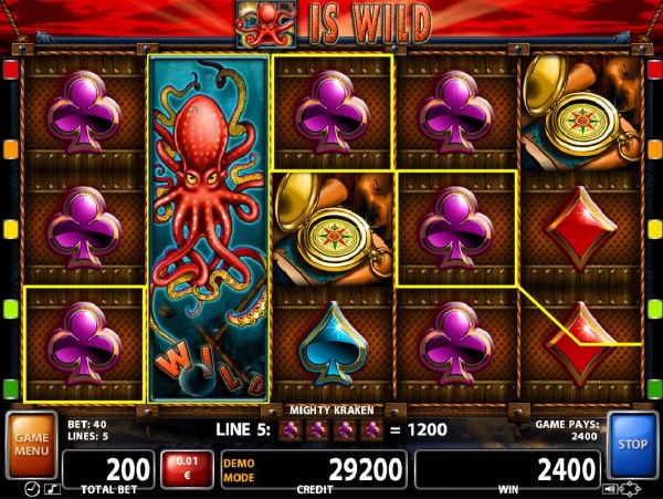 Mighty Kraken by Casino Codes