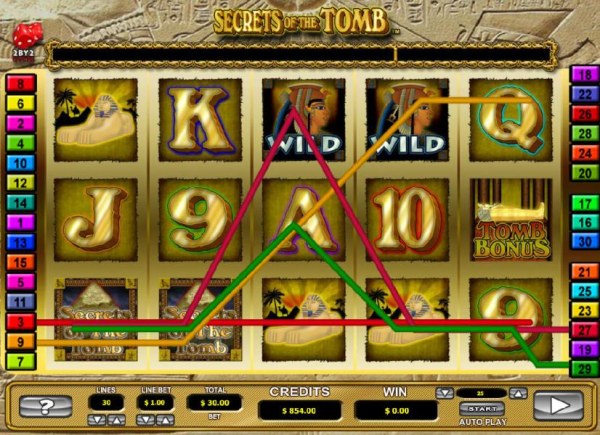 Casino Codes image of Secrets of the Tomb