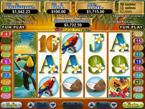 Casino Codes image of Triple Toucan