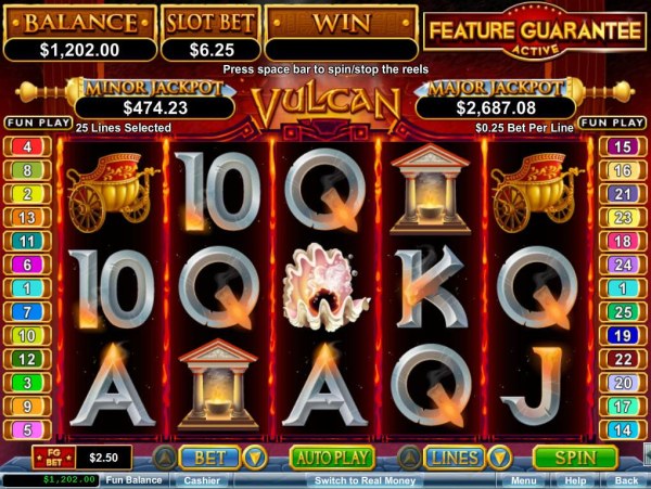 Vulcan by Casino Codes