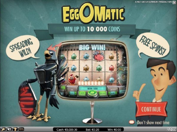 Casino Codes image of EggOMatic