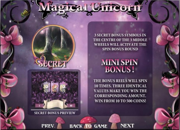 Casino Codes image of Magical Unicorn