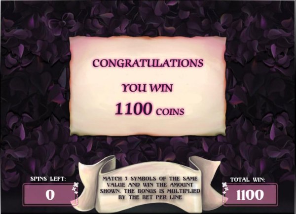 bonus feature pays out 1100 coins by Casino Codes