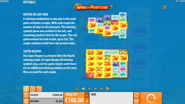 Wins of Fortune by Casino Codes