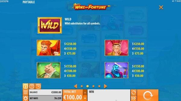 Wins of Fortune by Casino Codes