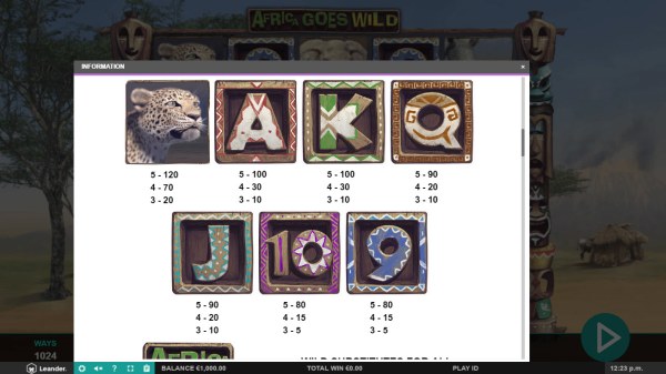 Africa Goes Wild by Casino Codes