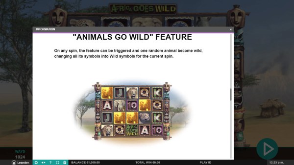 Animals Go Wild Feature by Casino Codes