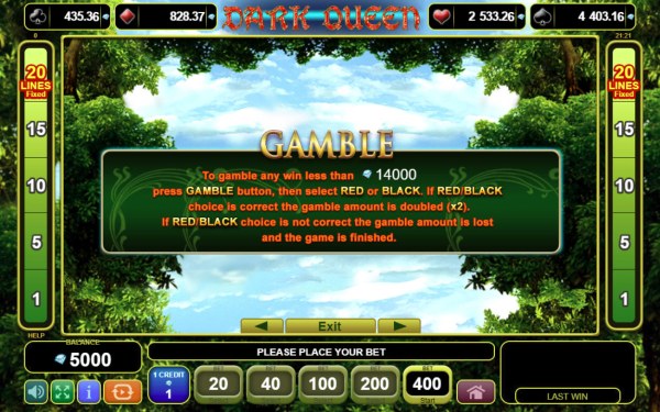 Dark Queen by Casino Codes