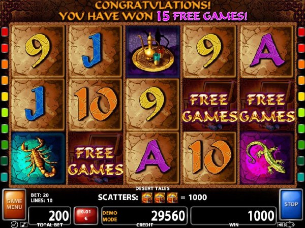 Casino Codes image of Desert Tales