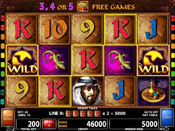 Casino Codes image of Desert Tales