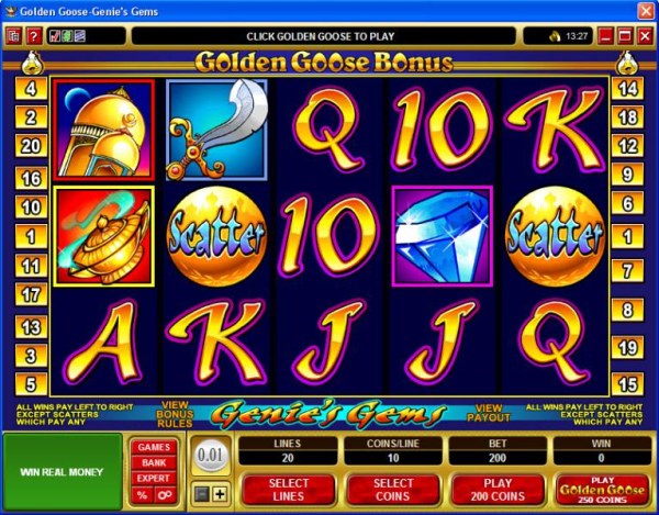 Casino Codes image of Golden Goose - Genie's Gems