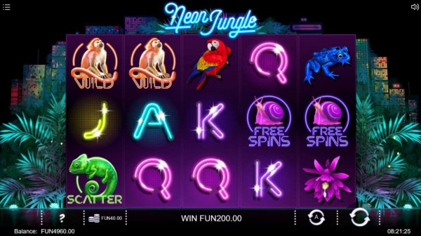 Neon Jungle by Casino Codes