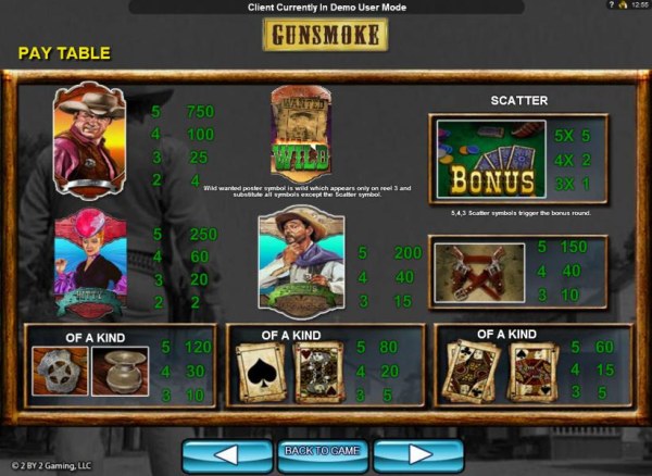 Gunsmoke by Casino Codes