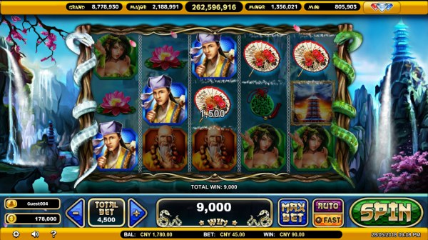 Casino Codes image of Legends of the White Snake