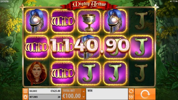 Multiple winning paylines triggers a big win! by Casino Codes