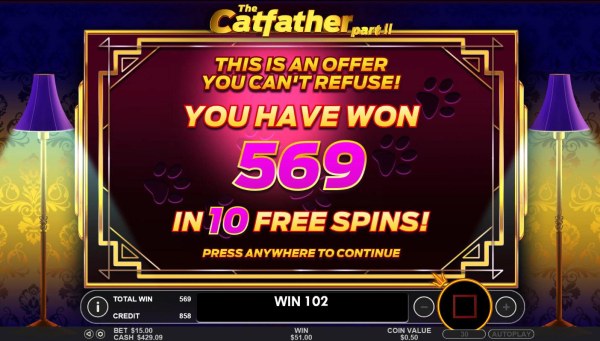 Casino Codes image of The Catfather part II