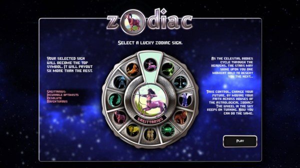 Casino Codes image of Zodiac