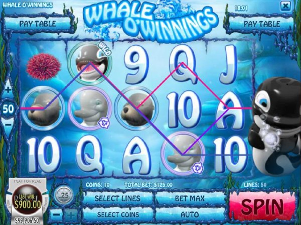 Whale O' Winnings screenshot