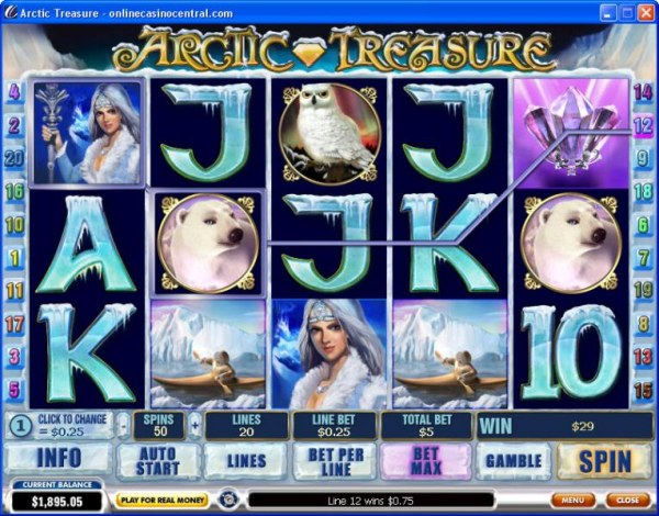 Arctic Treasure by Casino Codes