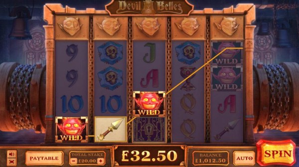 Casino Codes - a couple of wild symbols triggers a three of a kind